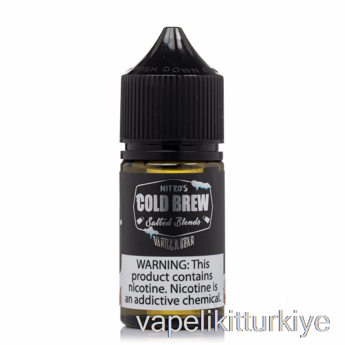 Vape Likit Vanilya Fasulyesi - Nitros Soğuk Demleme Tuzları - 30ml 45mg
